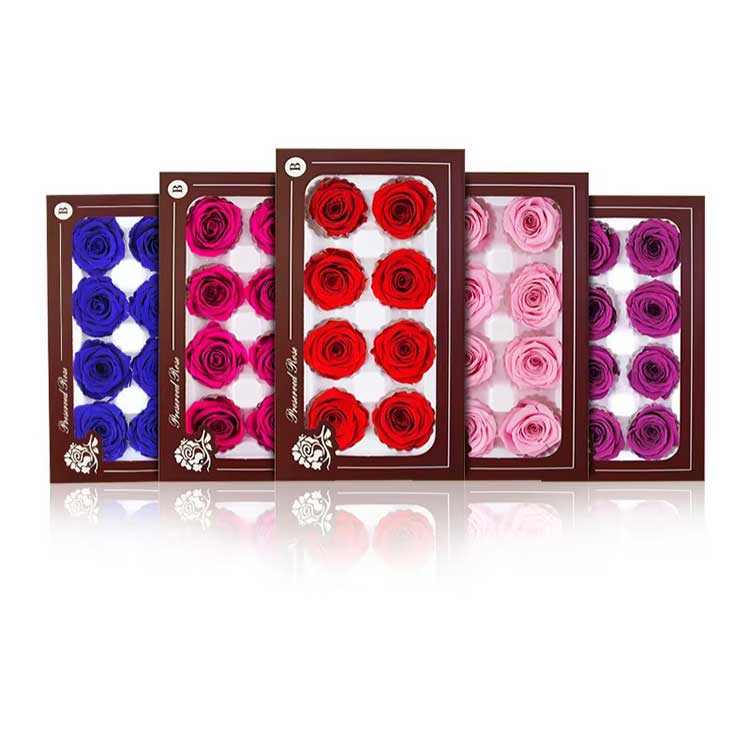 Κουτί δώρου Everlasting Flower 8 flowers Rose
