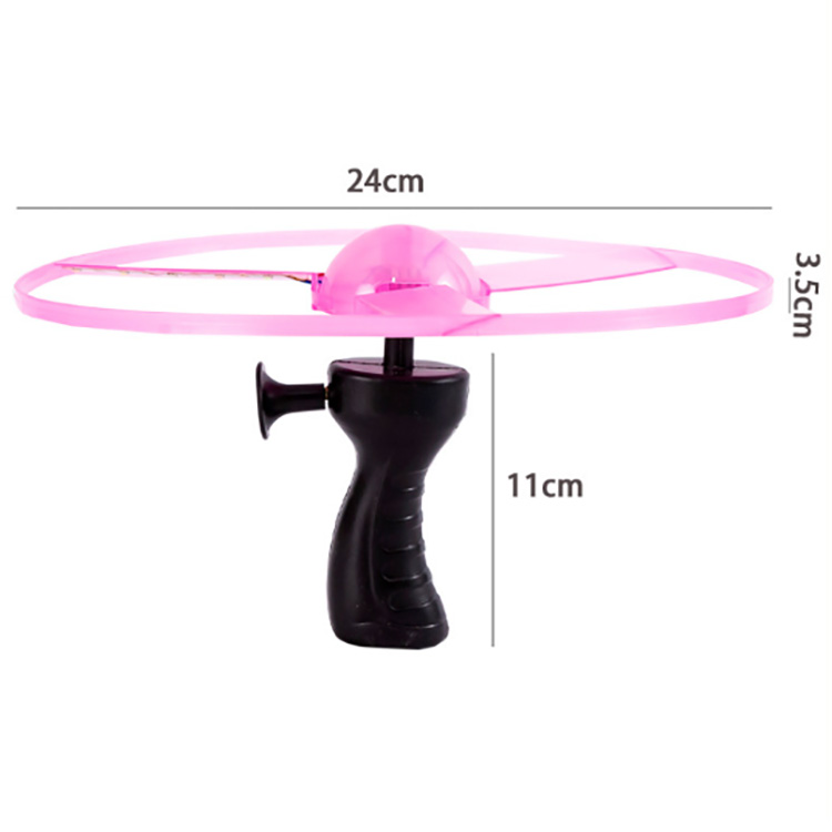 pull string glowing flying saucer china