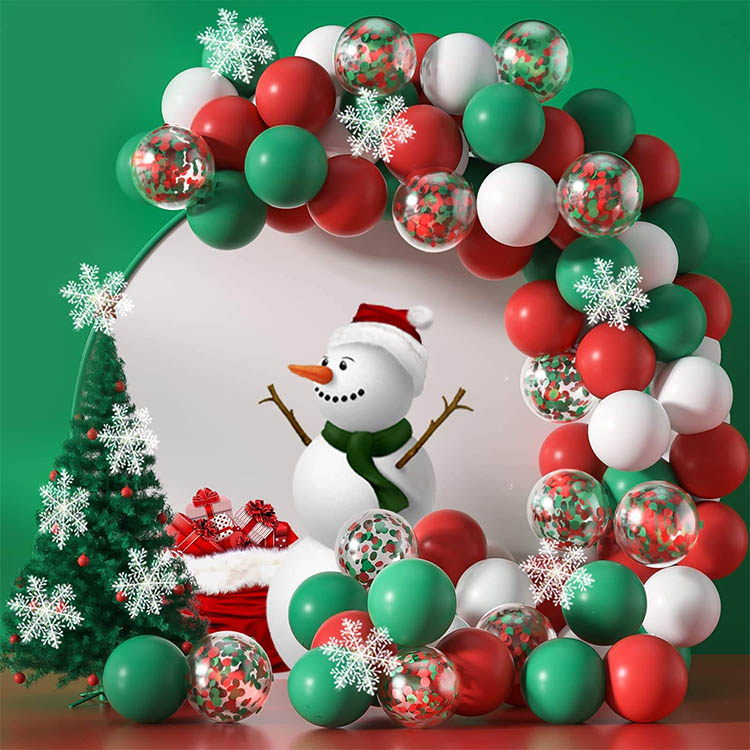 Kit Merry Christmas Balloons Arch Garland