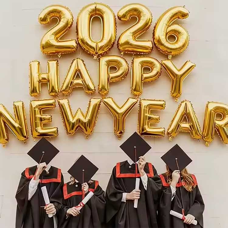 Σετ μπαλονιών με αλουμινόχαρτο Πρωτοχρονιάς