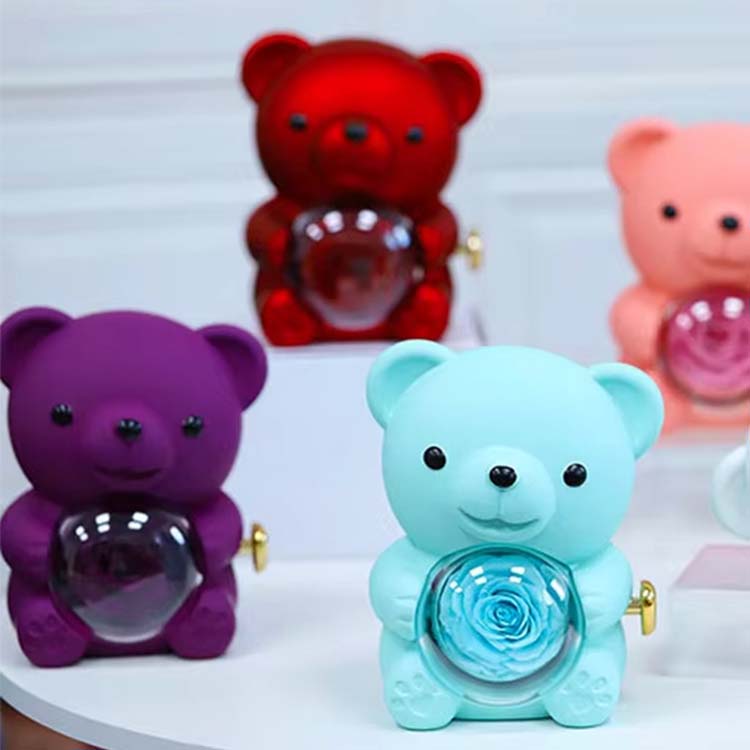 Διατηρημένο Λουλούδι Έκπληξη Hug Bear